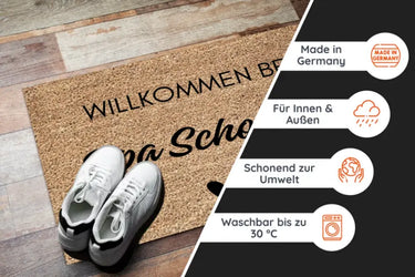 personalisierte Fußmatte für Opa Schorsch